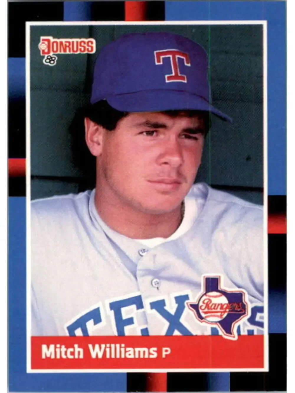 1988 Mitch Williams Donruss Baseball Card #161
